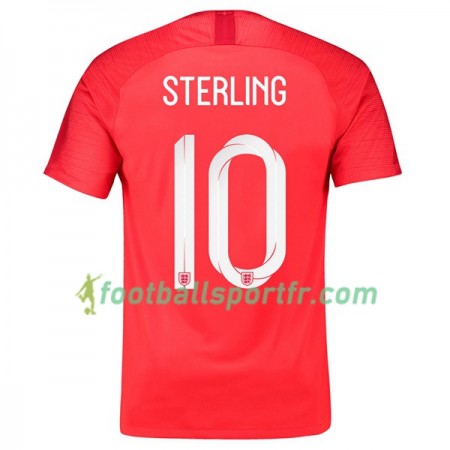 Tenue Angleterre Sterling 10 Exterieur Coupe du monde 2018 Maillot de Foot